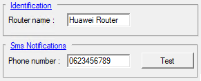 Identification for SMS