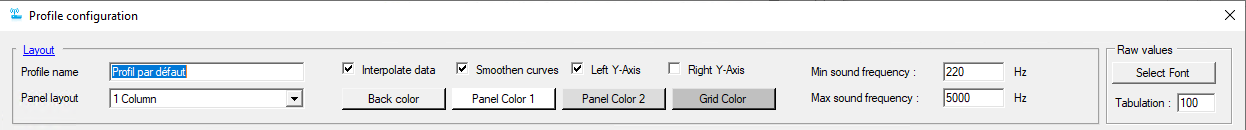 Layout configuration